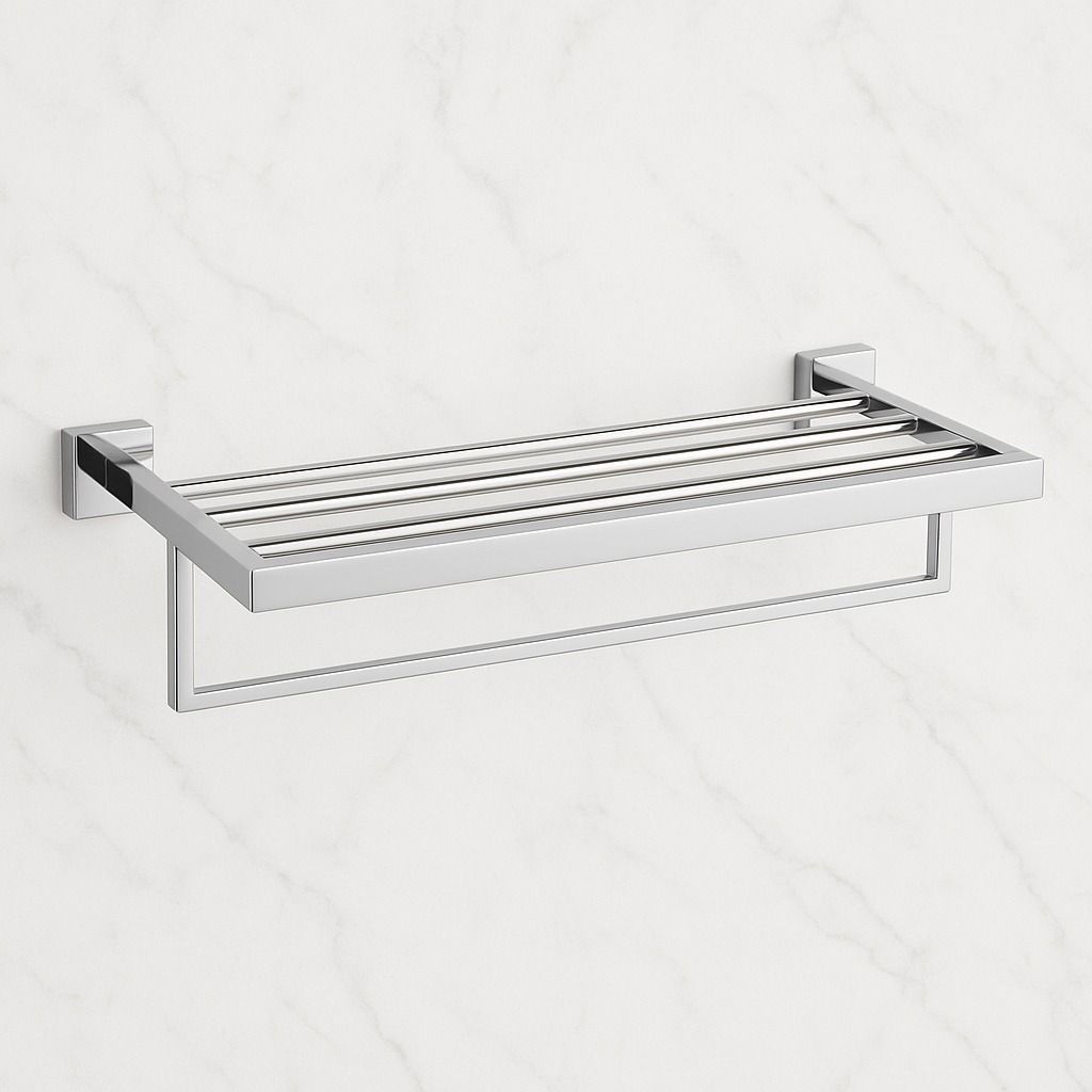 Toallero Estante Cromado