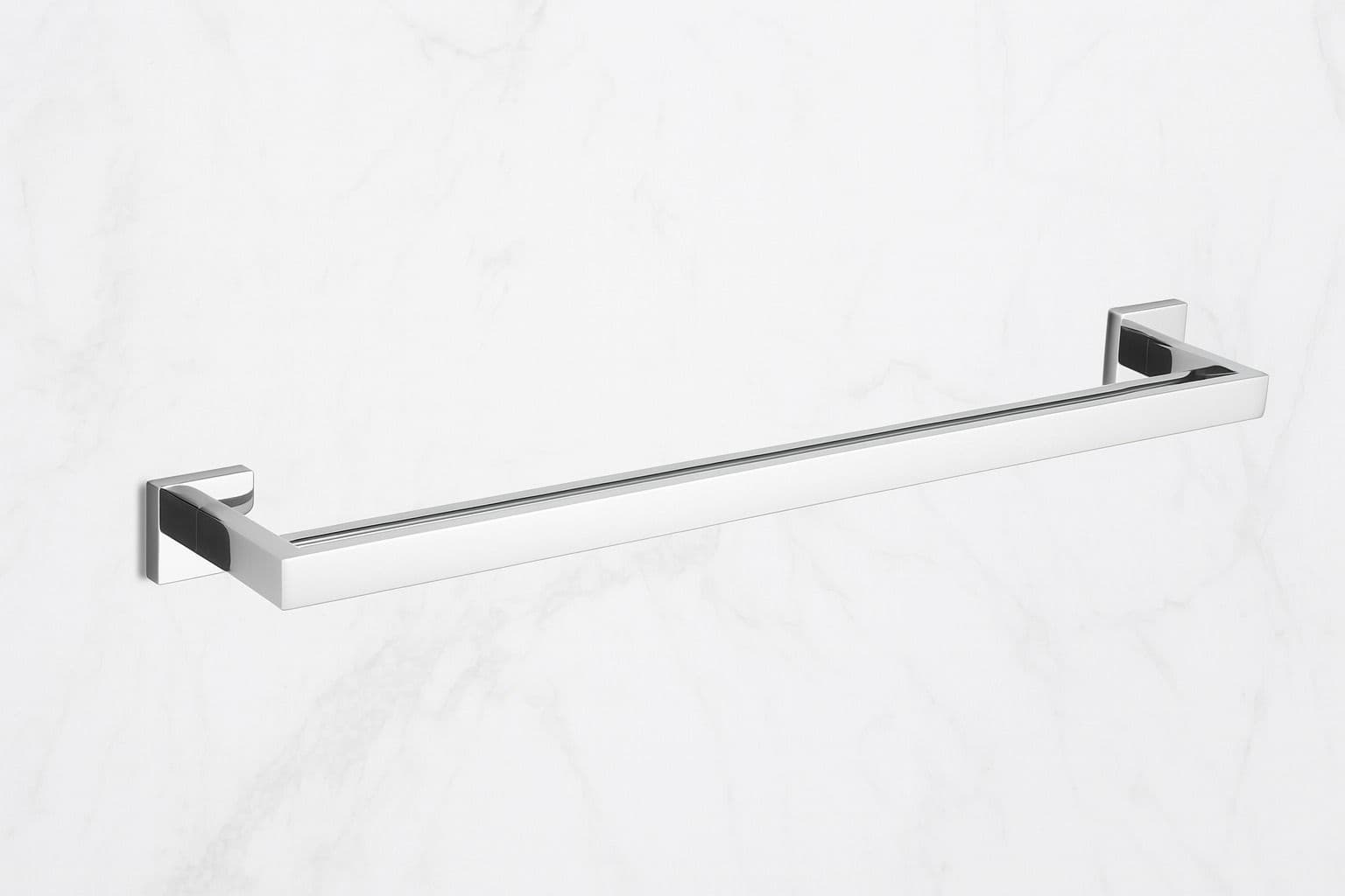 Toallero Doble Cromado — imagen 1